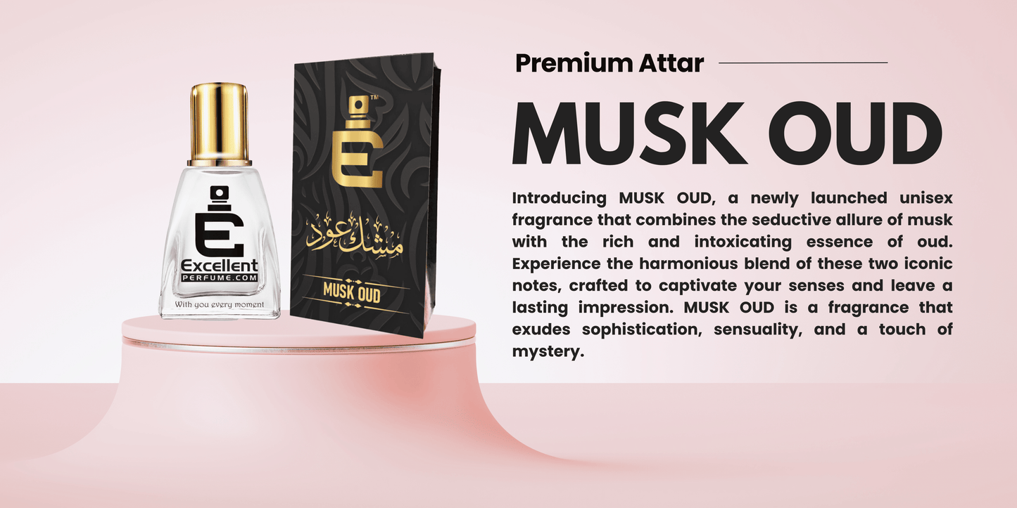 Excellent Perfume MUSK OUD - Unleash the Captivating Fusion of Musk and Oud in a Unisex Fragrance