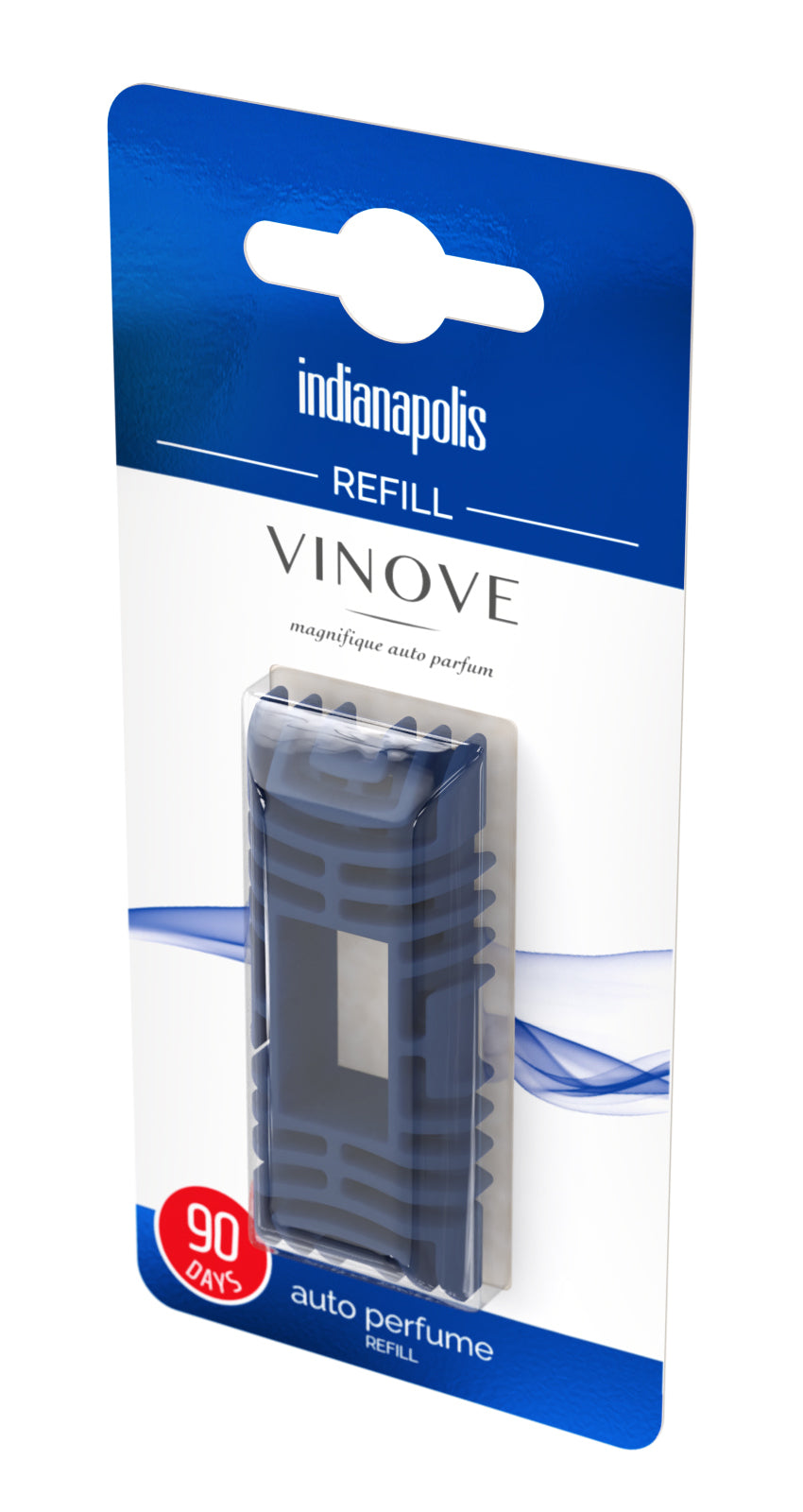 VINOVE V07-03-INDIANAPOLIS-REFILL for Natural Car Air Freshener, Useful for Non-Stop Car Fragrance, Luxury Car Perfume Refill - Ideal Formula as Auto Air Freshener Refill, Keeps Scent Longlasting
