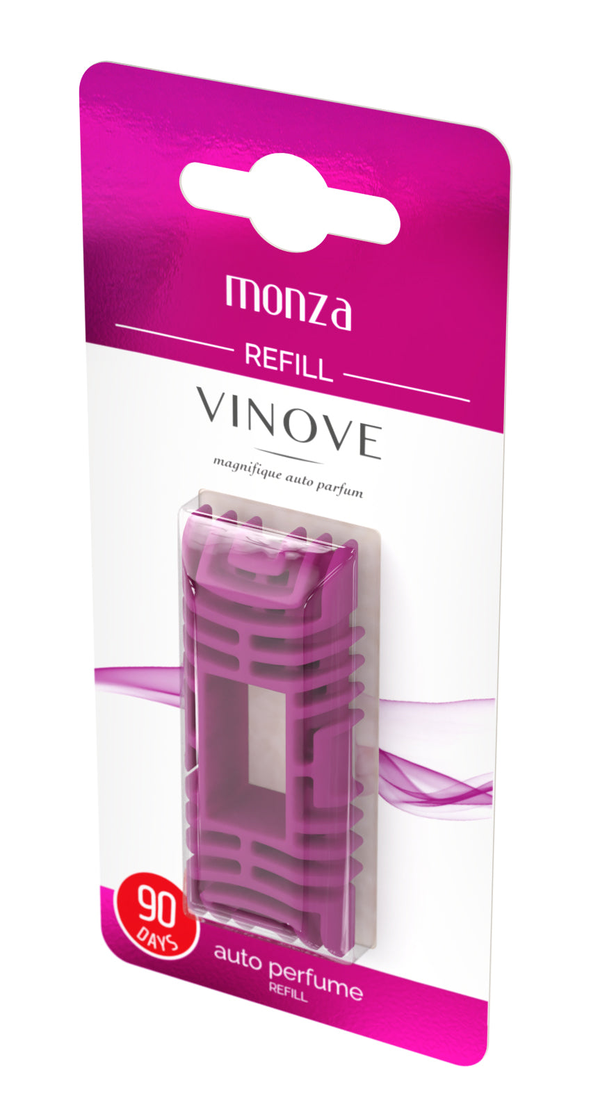VINOVE V07-07-MONZA-REFILL for Natural Car Air Freshener, Useful for Non-Stop Car Fragrance, Luxury Car Perfume Refill - Ideal Formula as Auto Air Freshener Refill, Keeps Scent Longlasting