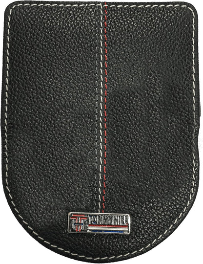 Tommy Hill Leather Business Card Holder, Wallet for Men or Women, Pocket Business Card Wallet with Magnetic closure - Black