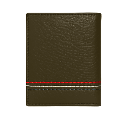 Tommy Hill Men's wallet with RFID protection, bifold mens wallet with Strong Stitching, Slim Bifold Genuine Leather premium wallets, Ideal Gift for him - Dark Gray