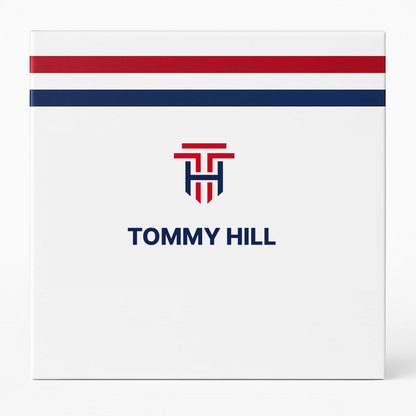 Tommy Hill Men's wallet with RFID protection, bifold mens wallet with Strong Stitching, Slim Bifold Genuine Leather premium wallets, Ideal Gift for him - Dark Gray