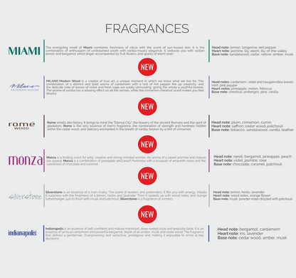 VINOVE V16-14-MILANO Natural Car Air Freshener, Non-Stop Car Fragrance, Luxury Car Perfume - Ideal Formula as Auto Air Freshener Keeps Car Interior Refreshing