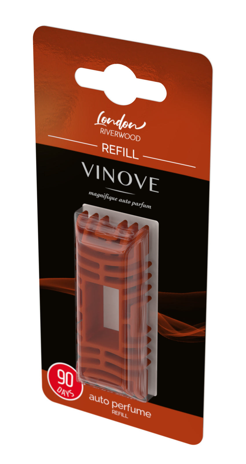 VINOVE V11-15-LONDON-REFILL for Natural Car Air Freshener, Useful for Non-Stop Car Fragrance, Luxury Car Perfume Refill - Ideal Formula as Auto Air Freshener Refill, Keeps Scent Longlasting