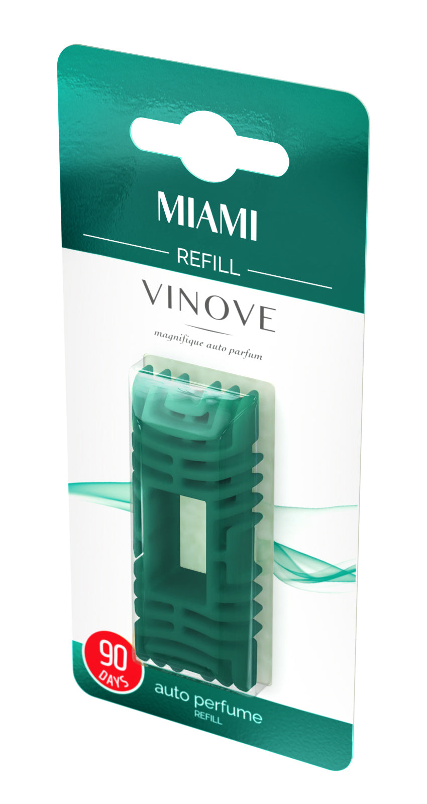 VINOVE V07-17-MIAMI-REFILL for Natural Car Air Freshener, Useful for Non-Stop Car Fragrance, Luxury Car Perfume Refill - Ideal Formula as Auto Air Freshener Refill, Keeps Scent Longlasting